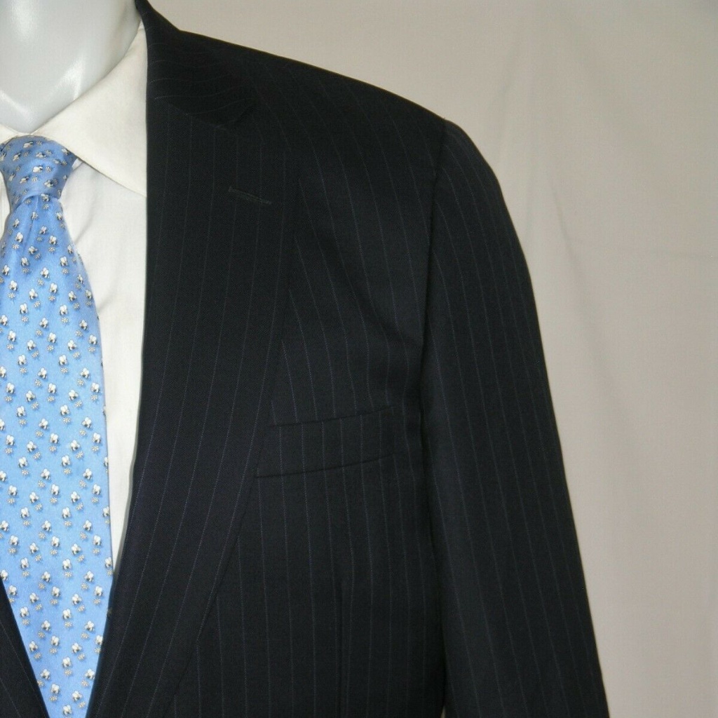 Paul Stuart Silky Powder Two Button Suit 42xl